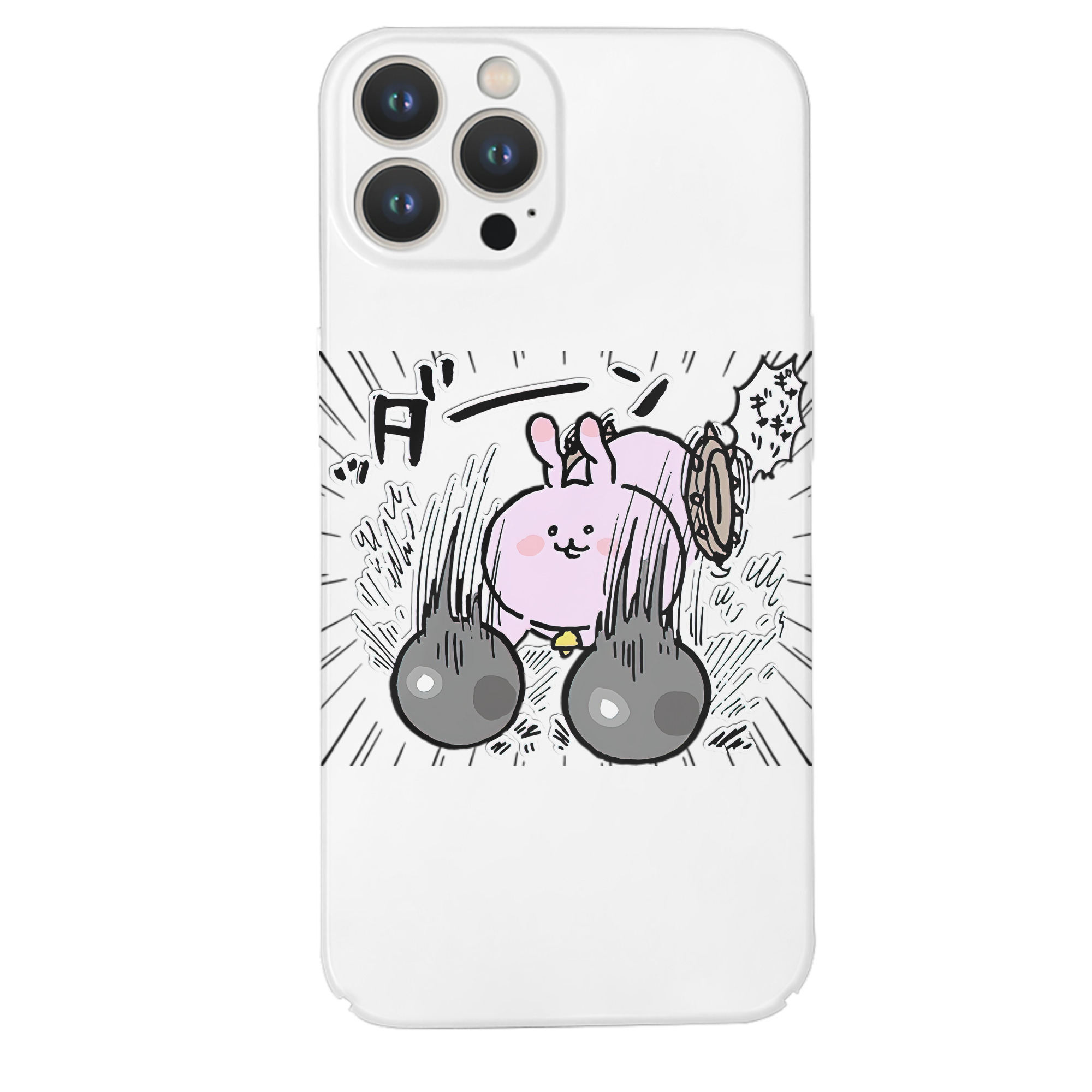（画像用） ちいかわ うさぎ Chii-kawa usagi 【iPhone 14シリーズ対応】ハードケース